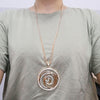 Image of Big Round  Maxi Gold Necklace