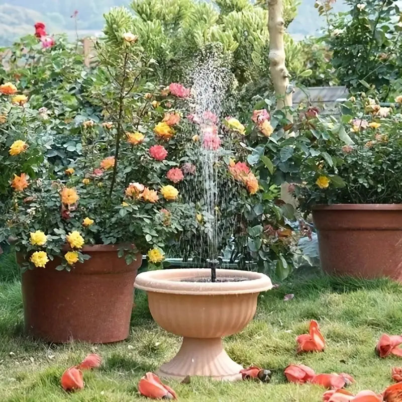 Solar Bird Bath Fountain Pump for Garden & Pond – 1.5W/2.5W, Easy Install