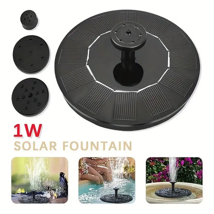 Solar Bird Bath Fountain Pump for Garden & Pond – 1.5W/2.5W, Easy Install