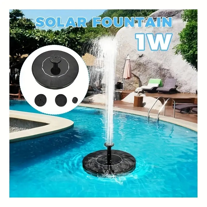 Solar Bird Bath Fountain Pump for Garden & Pond – 1.5W/2.5W, Easy Install