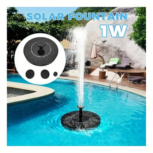 Solar Bird Bath Fountain Pump for Garden & Pond – 1.5W/2.5W, Easy Install