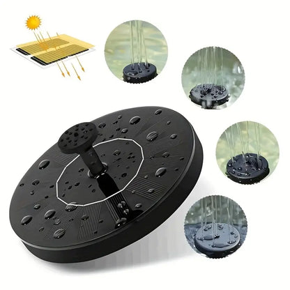 Solar Bird Bath Fountain Pump for Garden & Pond – 1.5W/2.5W, Easy Install