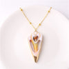 Image of Boho Conch Shells Pendant Necklace