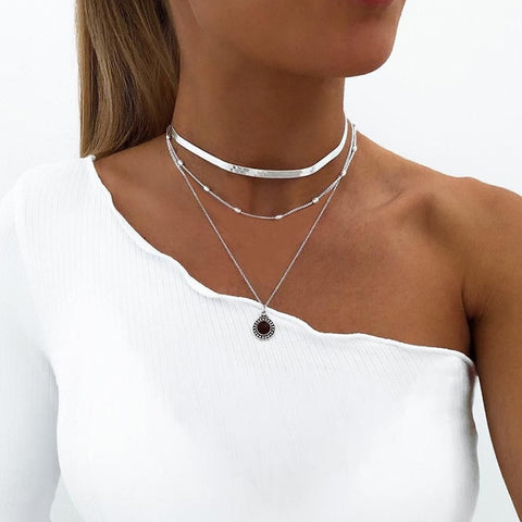 Bohemian Multi Layer Long Necklace