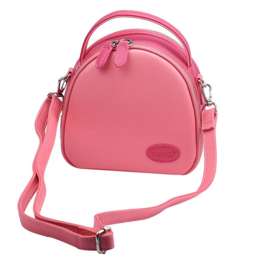 Trendy Fashion Leather Shoulder Bag - Handbags